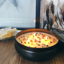 Load image into Gallery viewer, Triple Wick - Black Glass Jar